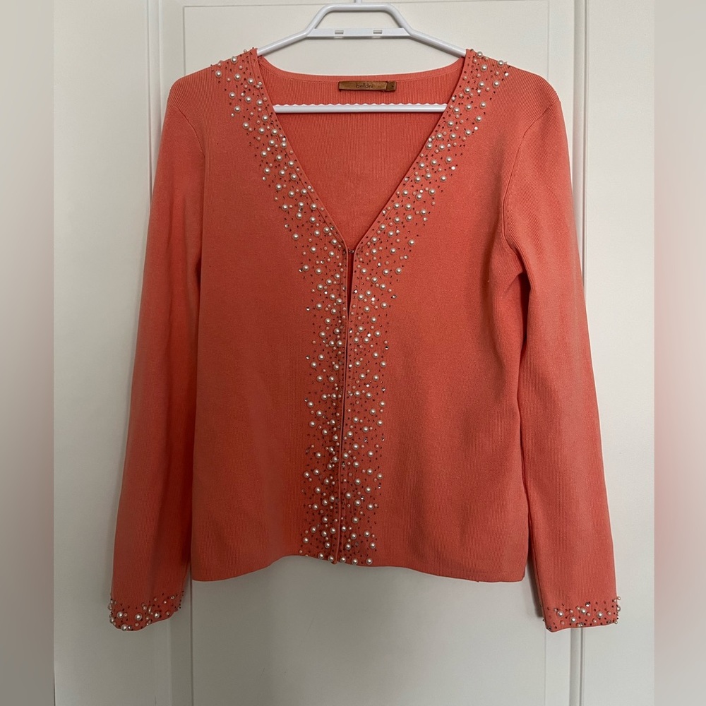 BELLDINI beaded cardigan size L